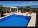 Dovolenkovy dom Mario - with pool & sea view: H(4+2) Supetar - Ostrov Brač  - Chorvátsko  - otvorený bazén (dom a okolie)