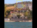 Apartmány Vini - by the sea: A1(2+2), A2(2), A3(4), A4(4), A5(2+2), A6(2+2) Mastrinka - Ostrov Čiovo  - dom