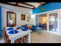 Apartmány Mila - in blue: A1(4+2), A2(5+1), A3(4+2) Banjole - Istria  - Apartmán - A1(4+2): jedáleň
