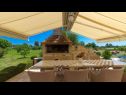 Dovolenkovy dom Kova - private pool: H(8+2) Ližnjan - Istria  - Chorvátsko  - záhradná terasa