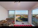Apartmány Robi 1 - sea view: A1 sea view(4+1) Ližnjan - Istria  - Apartmán - A1 sea view(4+1): terasa