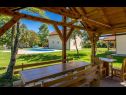  Green house - outdoor pool & BBQ: H(6+2) Plaški - Kontinentálne Chorvátsko - Chorvátsko  - záhradná terasa