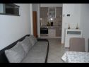 Apartmány Krila - cozy and seaview : A1(2+2), A2(2+1), A3(4+1) Lumbarda - Ostrov Korčula  - Apartmán - A1(2+2): obývačka
