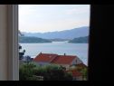 Apartmány Krila - cozy and seaview : A1(2+2), A2(2+1), A3(4+1) Lumbarda - Ostrov Korčula  - Apartmán - A2(2+1): pohľad z okna