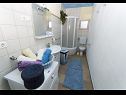 Apartmány Dijana - 20m from the sea A1 Antica(4+1), A2 Diana(2+1), A3 Mirela(2+1) Prigradica - Ostrov Korčula  - Apartmán - A1 Antica(4+1): kúpelňa s toaletou