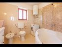 Dovolenkovy dom Polonijo H(6+2) Krk - Ostrov Krk  - Chorvátsko  - H(6+2): kúpelňa s toaletou