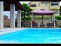 Dovolenkovy dom Berna 2 - pool house: H(6+1) Malinska - Ostrov Krk  - Chorvátsko  - bazén