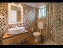 Dovolenkovy dom Priroda H(4+2) Vrbnik - Ostrov Krk  - Chorvátsko  - H(4+2): kúpelňa s toaletou