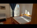 Apartmány Mirjana: sea view & balcony: A1 MN (2+1), A2 JN (2+1) Baška Voda - Riviéra Makarska  - Apartmán - A2 JN (2+1): spálňa