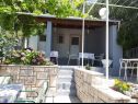 Apartmány Ivan - with parking : A1(3), A2(2) bungalov, A3(2) Omiš - Riviéra Omiš  - Apartmán - A2(2) bungalov: terasa