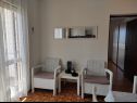 Apartmány Nives - great location: A1(6), A5(2), A6(2), A7(2), A2(4), A3(3), A4(3) Novalja - Ostrov Pag  - Apartmán - A2(4): obývačka