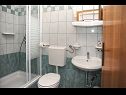 Apartmány BRANO - with swimming pool A9(8+2), A10(4+2), SA11(5), SA12(5) Novalja - Ostrov Pag  - Štúdio apartmán - SA12(5): kúpelňa s toaletou