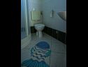 Apartmány Daju - 3 colours: A1 plavi(2+2), A2 žuti(4+1), A3 narančasti(2) Ždrelac - Ostrov Pašman  - Apartmán - A1 plavi(2+2): kúpelňa s toaletou