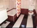 Apartmány Grga - 300m to the sea: A1(4), A2(2), A3(2), A4(2), A5(4), A6(4) Lopar - Ostrov Rab  - Apartmán - A1(4): kúpelňa s toaletou