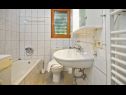 Apartmány Modri Dragulj A1(2), A2(4), A3(4) Ražanj - Riviéra Šibenik  - Apartmán - A3(4): kúpelňa s toaletou