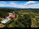 Dovolenkovy dom Brapa - open swimming pool: H(4) Hrvace - Riviéra Split  - Chorvátsko  - dom