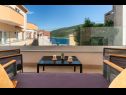 Apartmány Lux 1 - heated pool: A1(4), A4(4) Marina - Riviéra Trogir  - terasa
