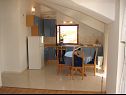 Apartmány Tone - spacious and comfortable: A1 zuti(5+2), AA2 plavi(5+2) Trogir - Riviéra Trogir  - Apartmán - AA2 plavi(5+2): kuhyňa a jedáleň