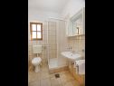 Apartmány Armitage - family friendly: A1(4), A2(4+1), A3(2+1), A4(2+1), A5(2+1) Privlaka - Riviéra Zadar  - Apartmán - A4(2+1): kúpelňa s toaletou