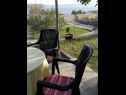 Apartmány JoPek - sea view; SA1(2+1) Rtina - Riviéra Zadar  - Štúdio apartmán - SA1(2+1): terasa