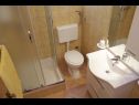 Apartmány Almond A1(2+2), A2(4+2), A3(4+2) Vir - Riviéra Zadar  - Apartmán - A3(4+2): kúpelňa s toaletou