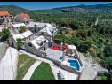 Dovolenkovy dom Mari 1 - with pool: H(6+1) Donji Humac - Ostrov Brač  - Chorvátsko  - vegetácia (dom a okolie)