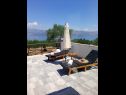 Dovolenkovy dom Mary: relaxing with pool: H(4) Postira - Ostrov Brač  - Chorvátsko  - terasa