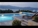 Dovolenkovy dom Ita - with pool and view: H(4+1) Postira - Ostrov Brač  - Chorvátsko  - pohľad na more