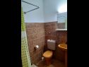 Apartmány Vig - 60 m from beach: A1(5), A2(4) Povlja - Ostrov Brač  - Apartmán - A1(5): kúpelňa s toaletou