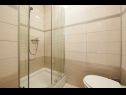 Apartmány Antonia - 270m to sea: A4 Green(2+2), SA2 Silver(2), A1Blue(2), SA3 Gold(2) Mastrinka - Ostrov Čiovo  - Štúdio apartmán - SA2 Silver(2): kúpelňa s toaletou