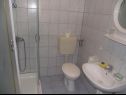 Apartmány Marija - seaview: A1(2+1), A2(4), A3(2), A4(6+2) Novi Vinodolski - Riviéra Crikvenica  - Apartmán - A3(2): kúpelňa s toaletou