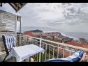 Apartmány Anja - beautiful panoramic view: A1(2) Dubrovnik - Riviéra Dubrovnik  - Apartmán - A1(2): balkón