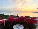 Apartmány a izby Villa Bouganvillea - sea view & garden: A1 Deluxe (2+1), A2 Superior (2+1), A3 Comfort (2+1), A4 Premium (2+1), R1 Deluxe (2), R2 Comfort (2) Mlini - Riviéra Dubrovnik  - Izba - R2 Comfort (2): pohlad z terasy