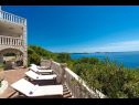 Dovolenkovy dom Luxury - amazing seaview H(8+2) Soline (Dubrovnik) - Riviéra Dubrovnik  - Chorvátsko  - terasa