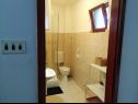 Apartmány Sea View A1(5), A2(5), A3(4+1), A4(3+2) Savar - Ostrov Dugi otok  - Apartmán - A3(4+1): kúpelňa s toaletou