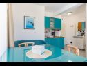Apartmány Fimi- with swimming pool A1 Blue(2), A2 Green(3), A3 BW(4) Medulin - Istria  - Apartmán - A1 Blue(2): kuhyňa a jedáleň
