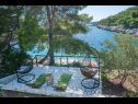 Dovolenkovy dom Momento - peaceful resort : H(10) Blato - Ostrov Korčula  - Chorvátsko  - záhradná terasa