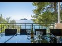 Dovolenkovy dom Momento - peaceful resort : H(10) Blato - Ostrov Korčula  - Chorvátsko  - H(10): pohlad z terasy
