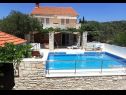 Dovolenkovy dom Gradina 1 - private pool: H(10+2) Záliv Gradina (Vela Luka) - Ostrov Korčula  - Chorvátsko  - H(10+2): dom