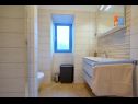 Apartmány Insula Insule - rustic & peaceful: SA1(2+1), SA2(2+1) Skrbčići - Ostrov Krk  - Štúdio apartmán - SA1(2+1): kúpelňa s toaletou