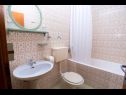 Apartmány a izby Hope - 30m to the sea & seaview: R1(3), R3(3), A2(3), A4(4) Brela - Riviéra Makarska  - Izba - R3(3): kúpelňa s toaletou