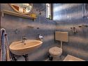 Apartmány IK A1(2+1), A2(2), SA3(2), SA4(2), A5(4) Jezera - Ostrov Murter  - Štúdio apartmán - SA4(2): kúpelňa s toaletou