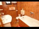 Apartmány Ante - comfortable & free parking: A2(2+1), A3(4), A4(4), A5(4), A6(5) Mandre - Ostrov Pag  - Apartmán - A6(5): kúpelňa s toaletou