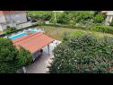 Apartmány Ankica - pool & garden A1(9), A2(8) Kampor - Ostrov Rab  - záhrada