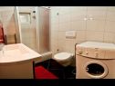 Apartmány Spomenka - green paradise; A1(4+1), A2(4+1), A3(6) Palit - Ostrov Rab  - Apartmán - A1(4+1): kúpelňa s toaletou
