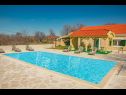 Dovolenkovy dom Villa Karaga - with private pool: H(8+1) Ljubotić - Riviéra Šibenik  - Chorvátsko  - bazén