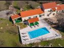 Dovolenkovy dom Villa Karaga - with private pool: H(8+1) Ljubotić - Riviéra Šibenik  - Chorvátsko  - dom