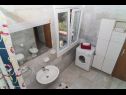 Dovolenkovy dom Villa More - 10m from sea: H(10) Rogoznica - Riviéra Šibenik  - Chorvátsko  - H(10): kúpelňa s toaletou