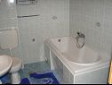 Apartmány Tone - spacious and comfortable: A1 zuti(5+2), AA2 plavi(5+2) Trogir - Riviéra Trogir  - Apartmán - AA2 plavi(5+2): kúpelňa s toaletou
