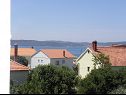 Apartmány Zvone - 100 m from sea: A1(4+1), A2(4+1) Bibinje - Riviéra Zadar  - Apartmán - A1(4+1): pohľad na more